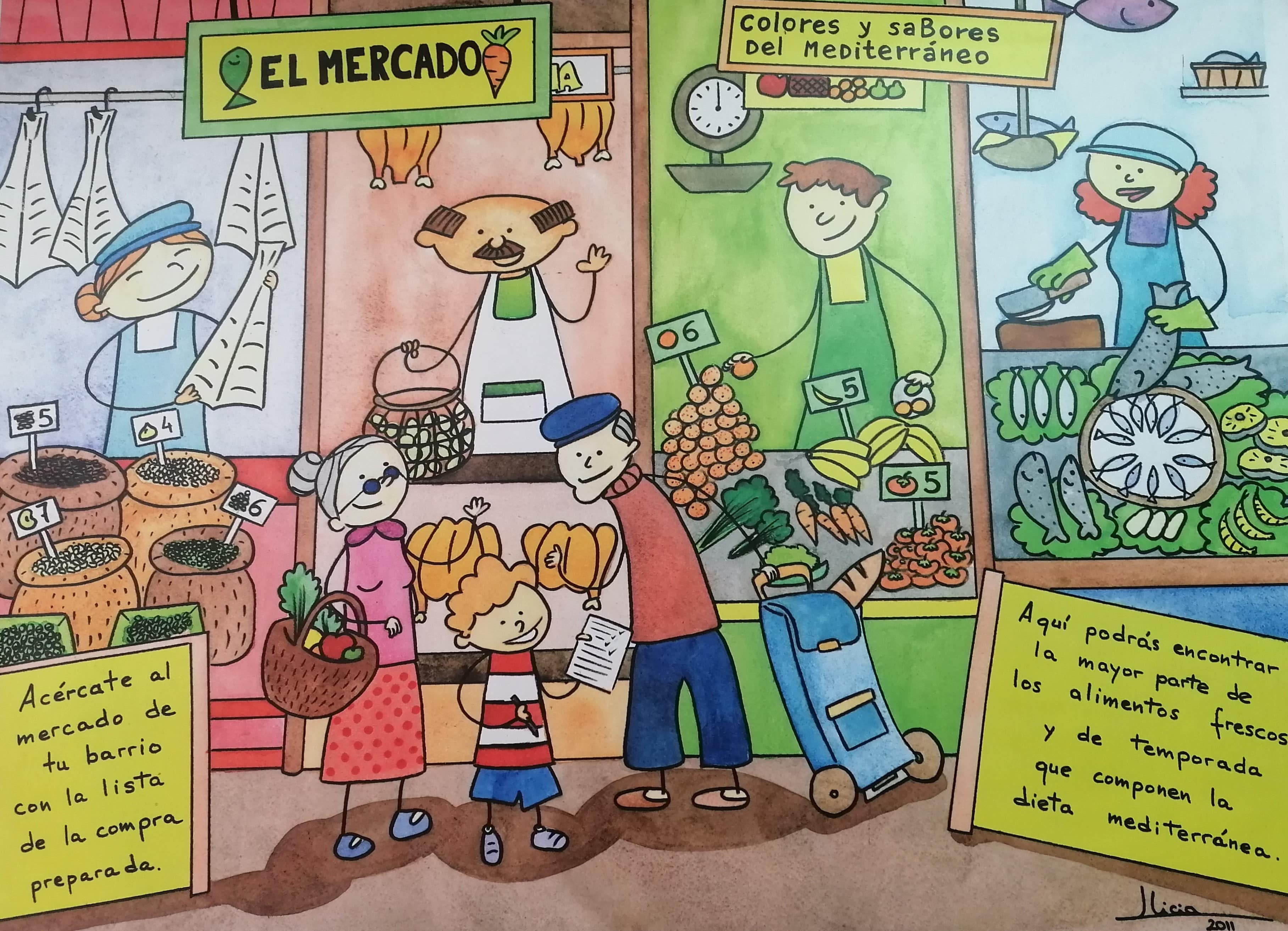 VISITAR LOS MERCADOS MUNICIPALES: GRANDES BENEFICIOS PARA EL ALUMNADO DE LAS ESCUELAS INFANTILES
